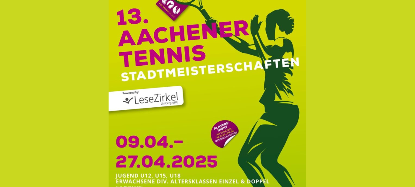 13. Offene Aachener Tennis-Stadtmeisterschaften beim PTSV