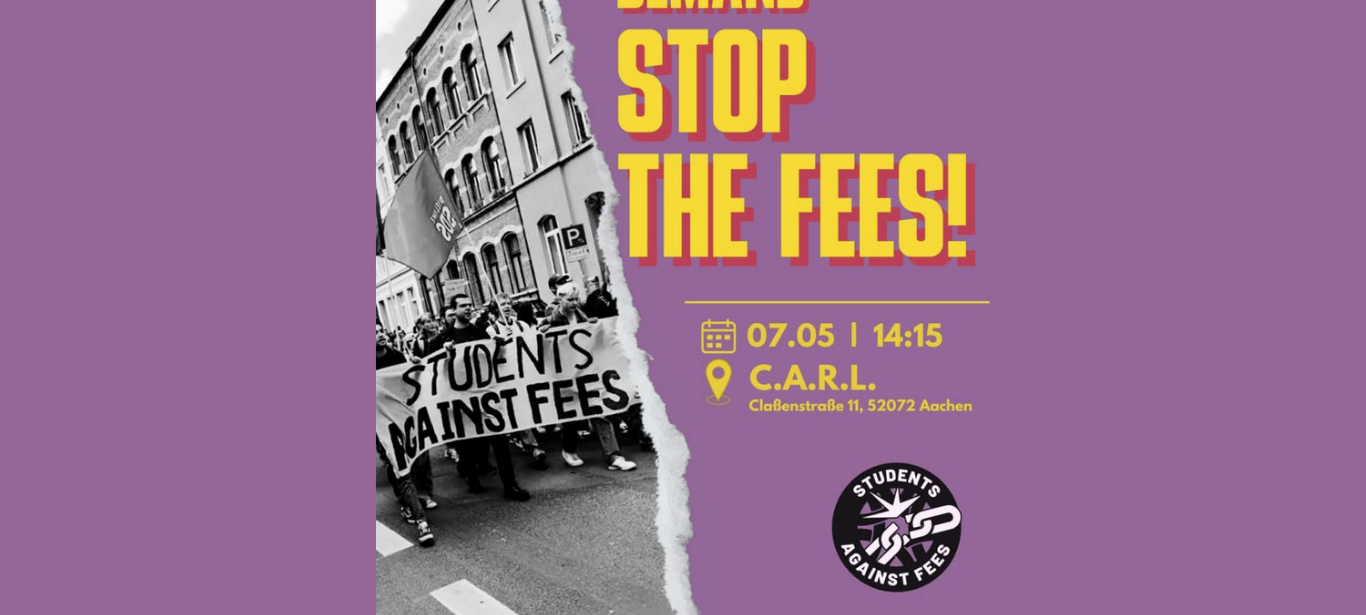 RWTH-Studierende demonstrieren gegen Nicht-EU-Gebühren