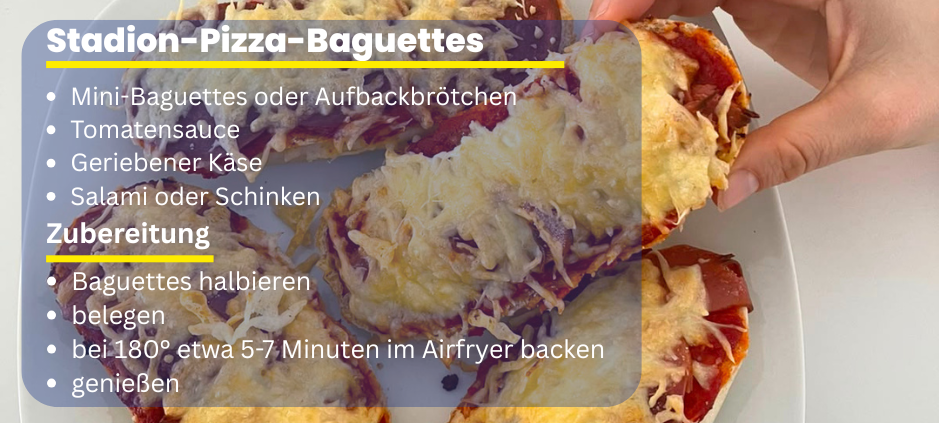 Die heißesten Halbzeit-Snacks mit Munschenk Event Catering