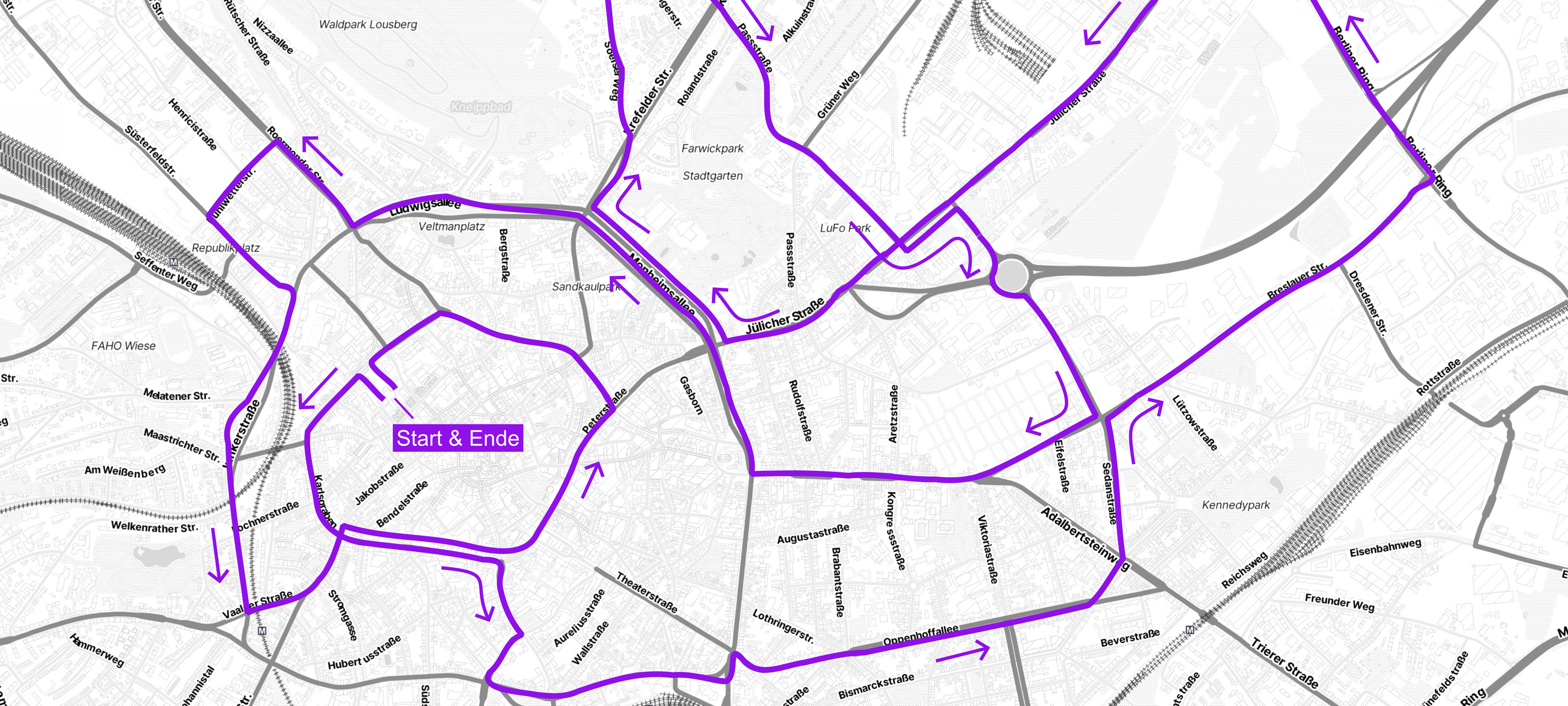 Radnacht in Aachen am Samstag