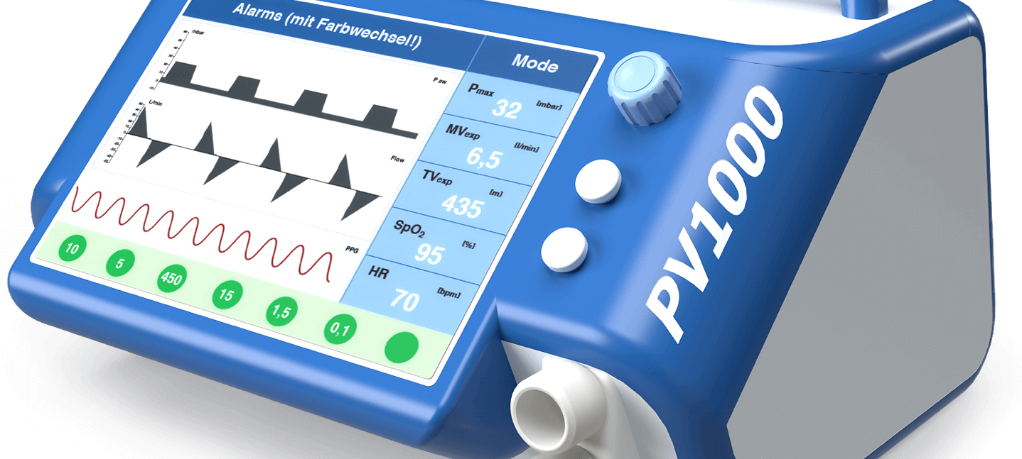 PV1000 : Neues einfaches Beatmungsgerät